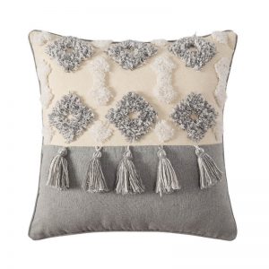 Tufted Tassel Throw Pillow