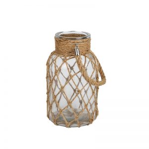 Rope Net Glass Vase