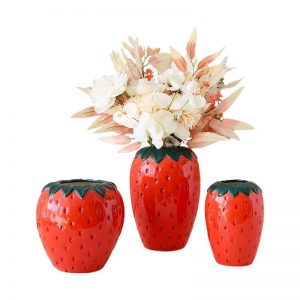 Strawberry Shape Vase