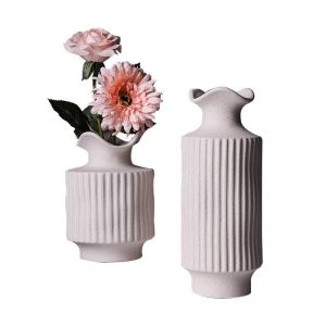 White Matte Ceramic Vase