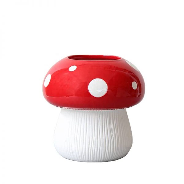 Mushroom Ceramic Vase