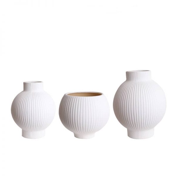 Round Ceramic Vase