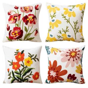 Flower Cushion Cover