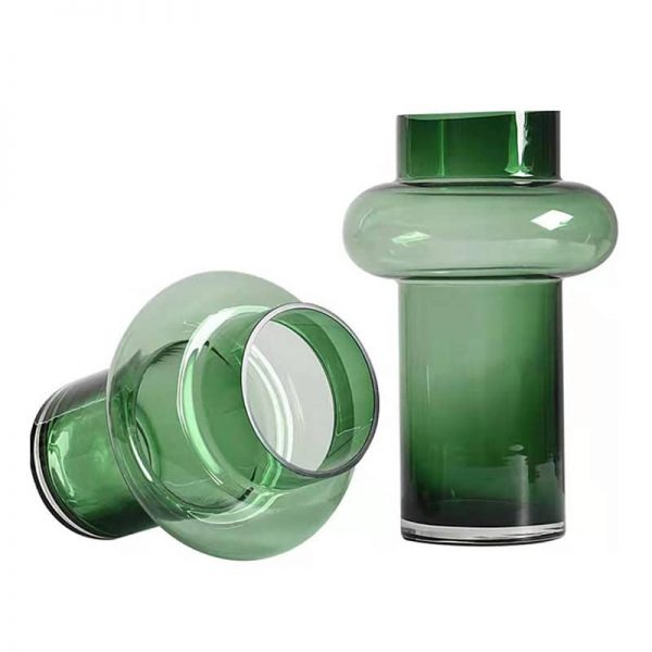 Green Glass Vase