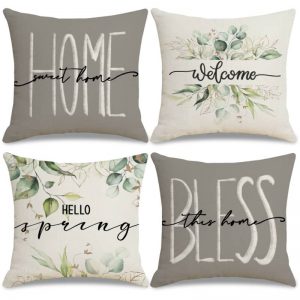 Printed Throw Pillow Covers