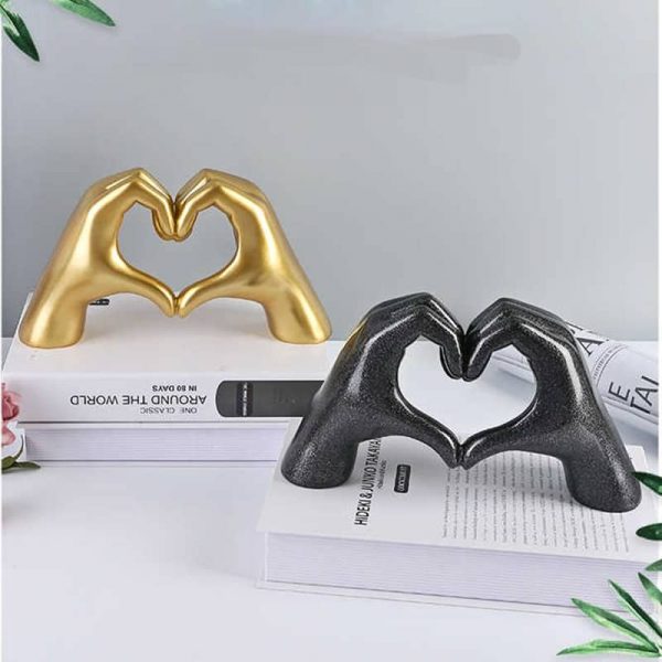 Heart Gesture Sculpture