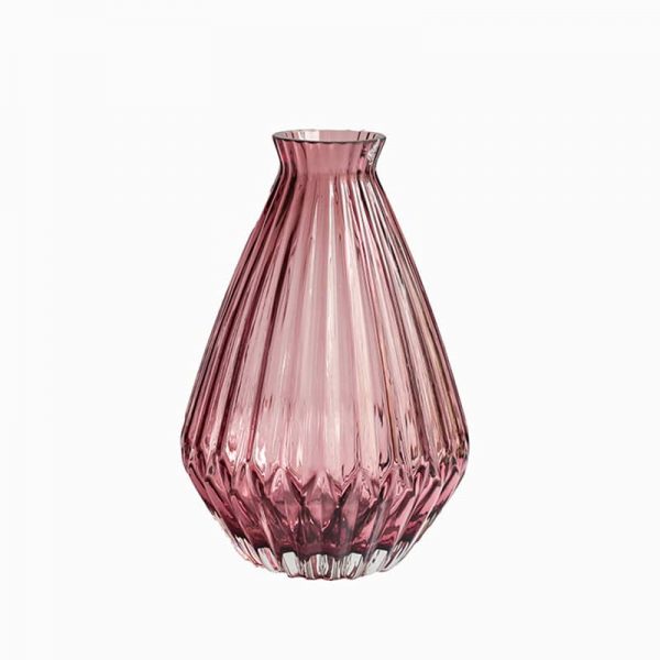 Striped Glass Vase