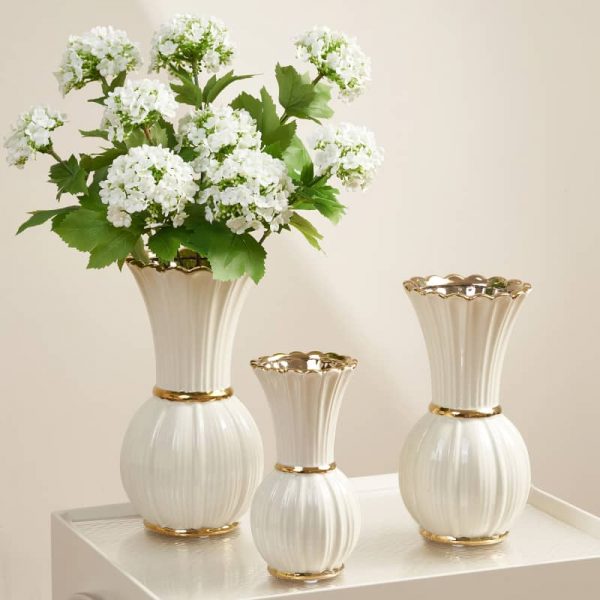 Cream Style Ceramic Vase