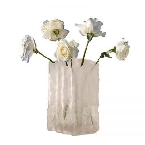 Frosted Glass Vase