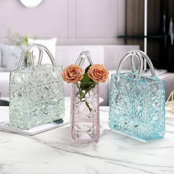 Handbag Glass Vase